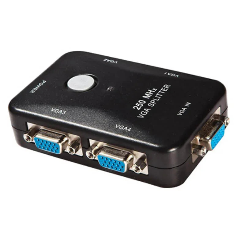 Vga splitter 4 port 250 mhz - Prozone