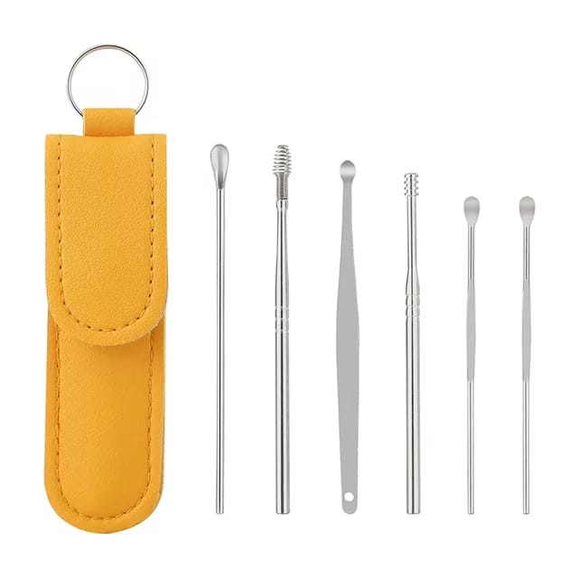 Pack of 3 sets- portable ear scoop set of 6 pieces