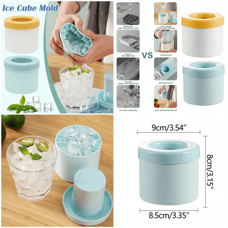 Large silicone ice bucket for 2 drinks - Prozone
