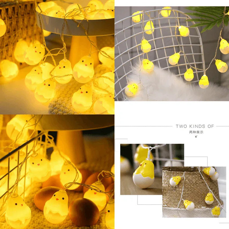 Cute fairy led light string egg 10 led - Prozone