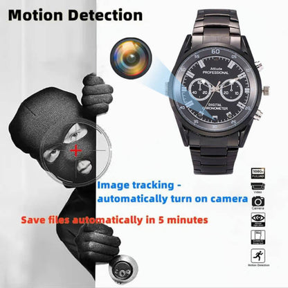 Spy wrist watch cam 1080p 32gb memory