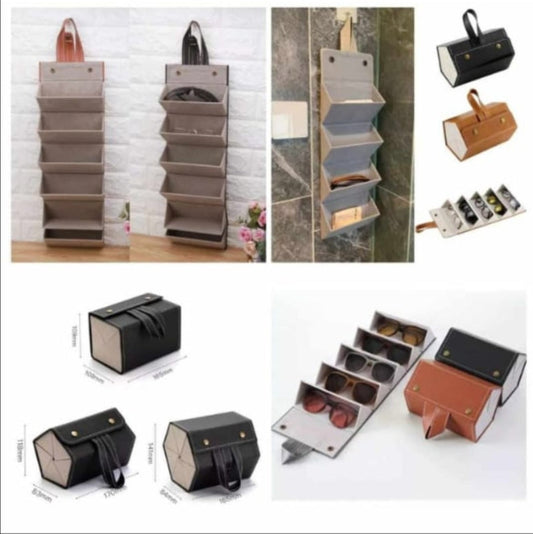 Leather sun glasses organizer - Prozone