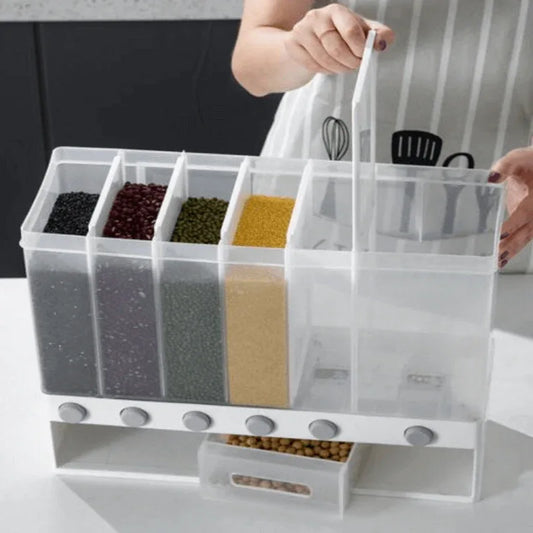 Wall mounted kitchen rice and cereal dispenser - Prozone