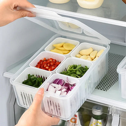 Food Storage Box With Lid and 6 Compartments - Prozone