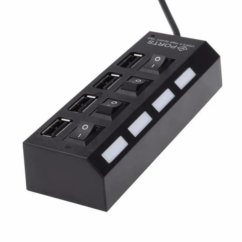 4 port usb 2.0 multi expansion hub with switch - Prozone