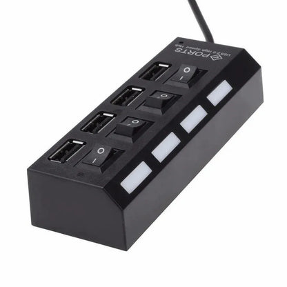4 port usb 2.0 multi expansion hub with switch - Prozone
