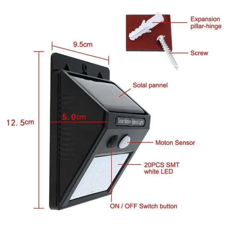 20 led solar garden light- motion sensor light - Prozone