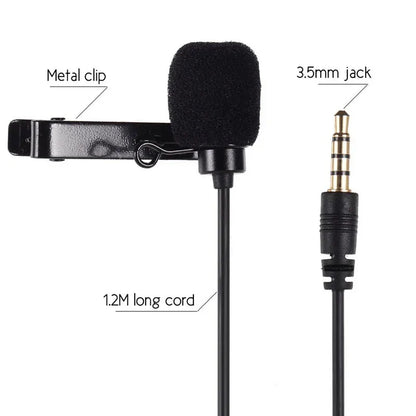 Lavalier microphone omni-directional clip-on mic - Prozone