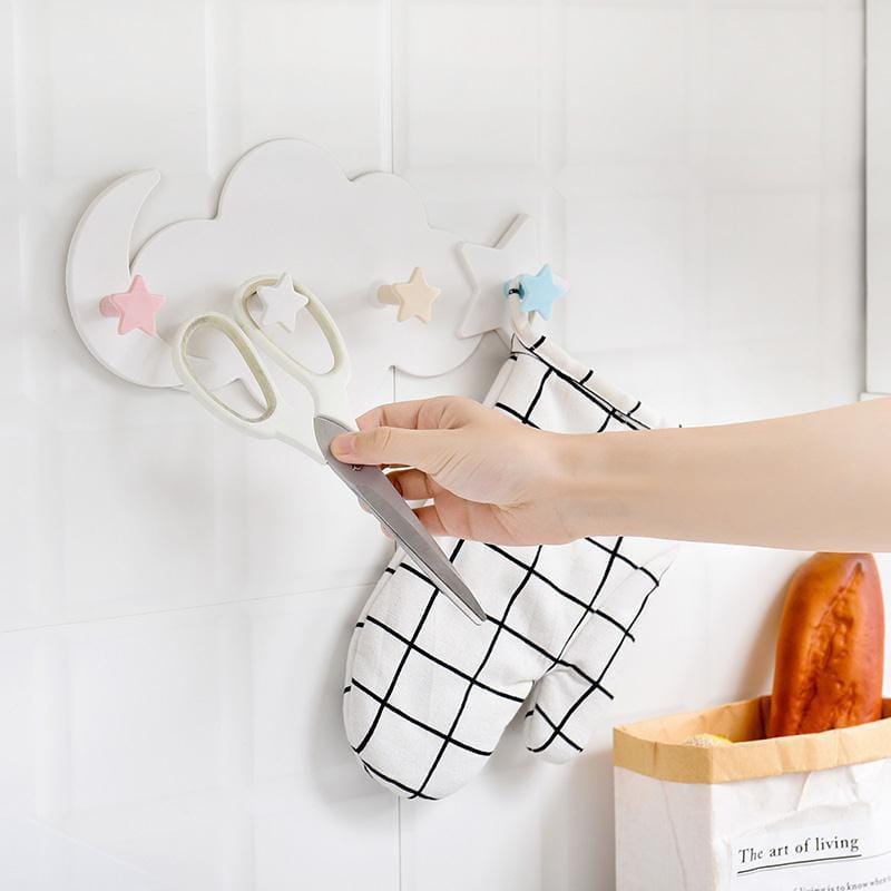 Self Adhesive Star Cloud Wall Hook - Prozone