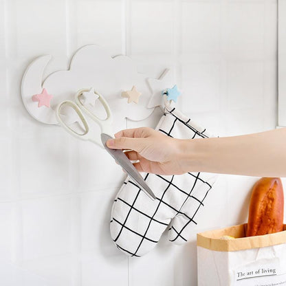 Self Adhesive Star Cloud Wall Hook - Prozone