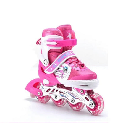 Adjustable children four-wheel roller skater skate shoes - Prozone