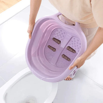 Folding travel foot bath basin feet spa - Prozone