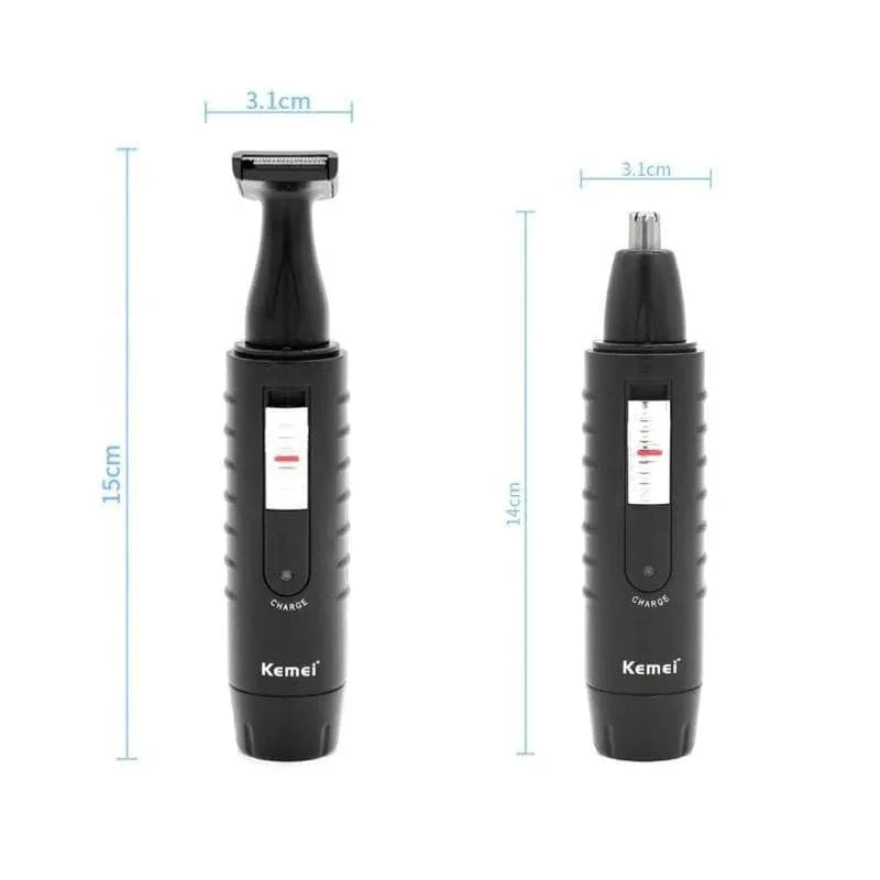 Kemei electric 2 in 1 hair trimmer rechargeable shaver - Prozone