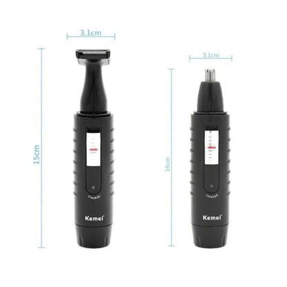Kemei electric 2 in 1 hair trimmer rechargeable shaver - Prozone