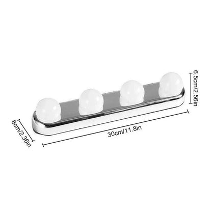 Led mirror light 4 bulb makeup night light - Prozone