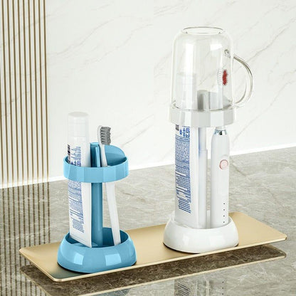 Creative Toothbrush Holder With Mouthwash Cup - Prozone