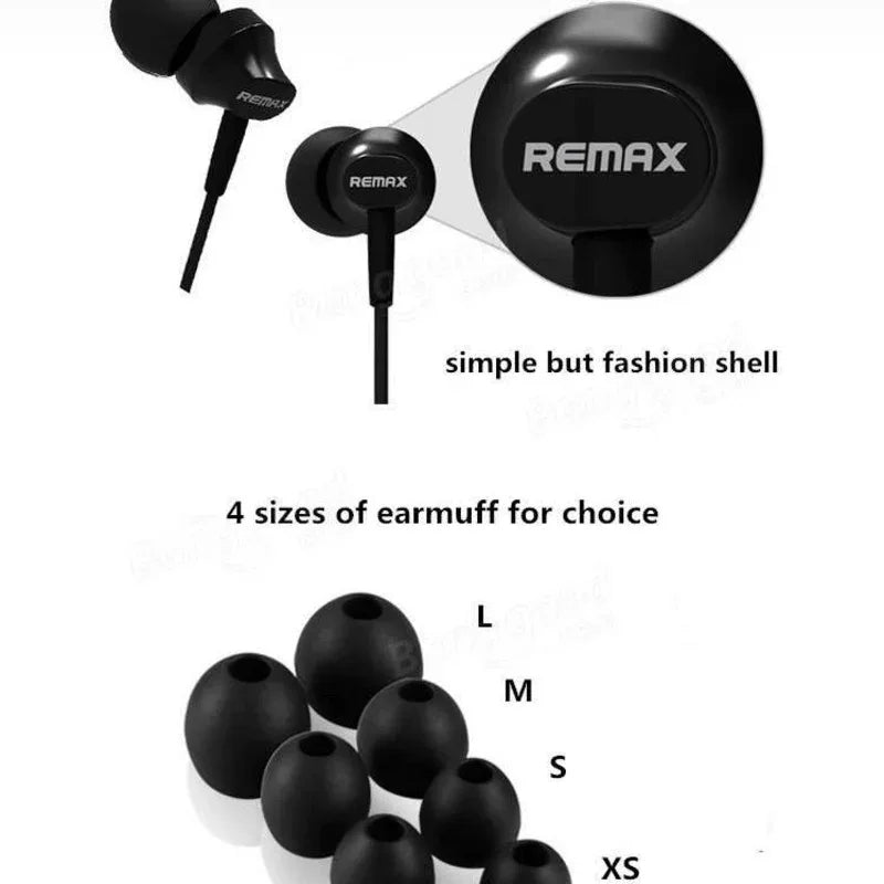Remax original rm-501 base driven stereo handsfree - Prozone