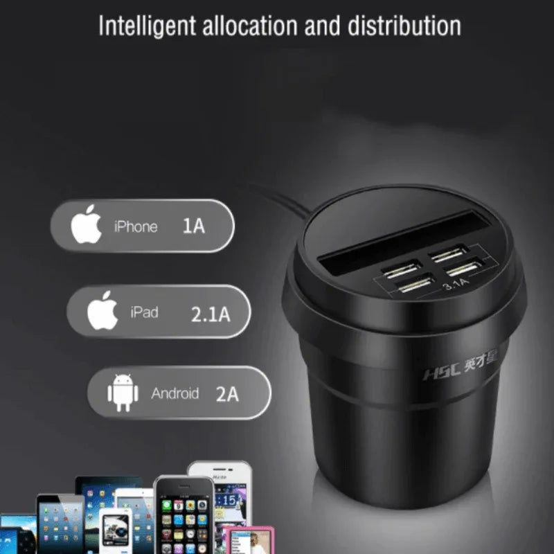 Hsc yc-28 ashtray usb charger - Prozone