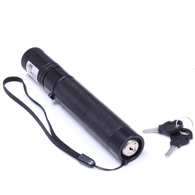 Green laser pointer pen with safety lock key - Prozone