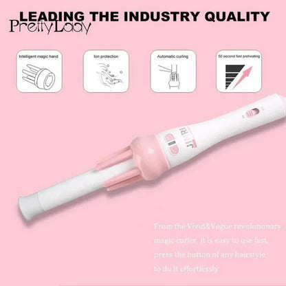 Automatic hair curler rotating rolling iron - Prozone
