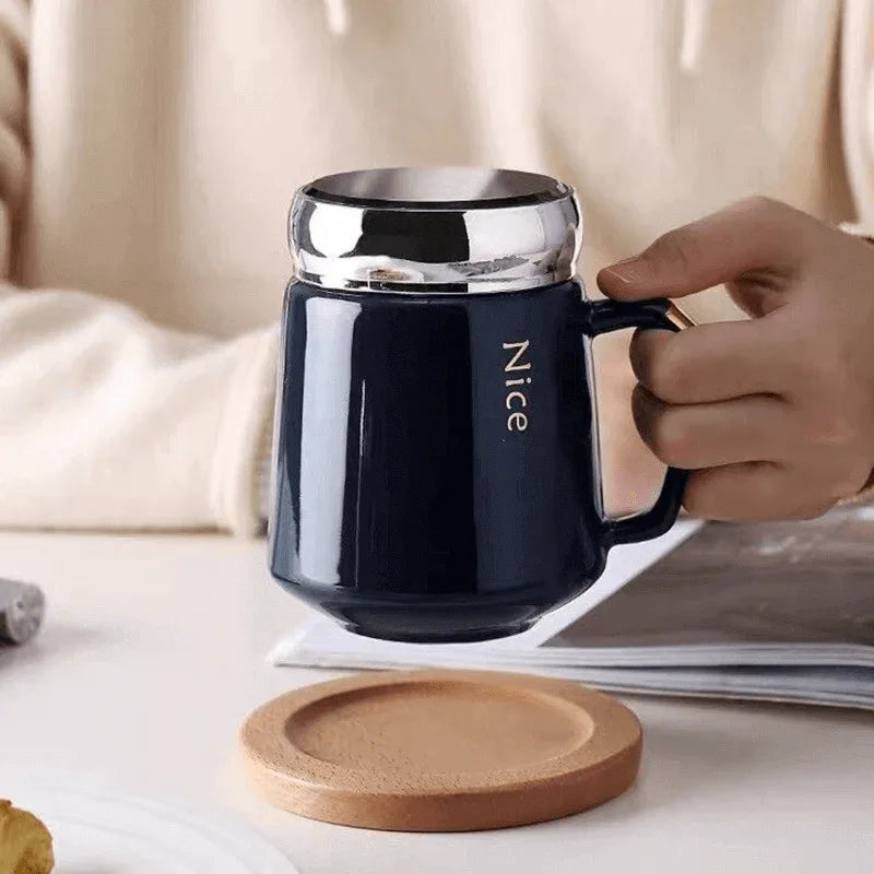 430ml unique nordic ceramic coffee cup - Prozone