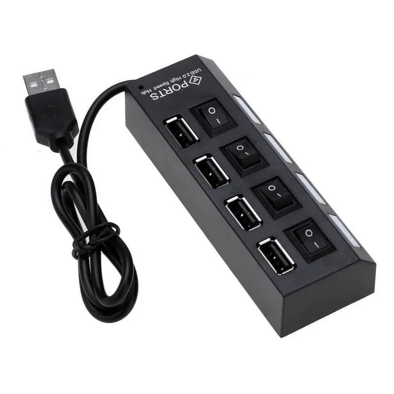 4 port usb 2.0 multi expansion hub with switch - Prozone