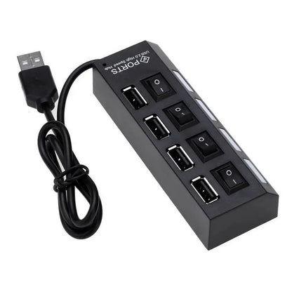 4 port usb 2.0 multi expansion hub with switch - Prozone