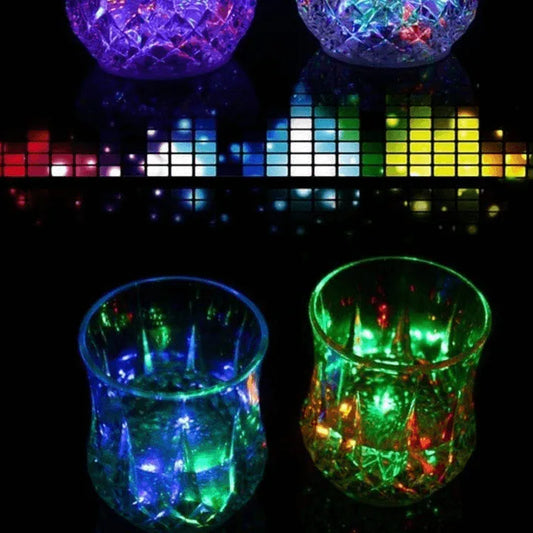 Led flashing liquid activated light up glass - Prozone