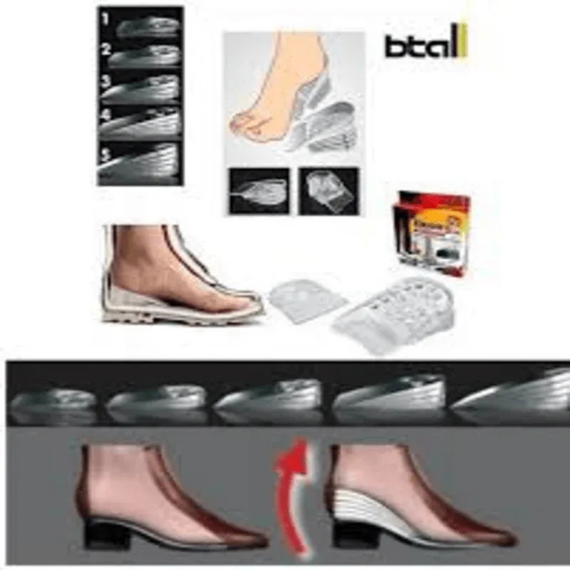 Height increasing silicone insoles elevate 5cm al instante - Prozone