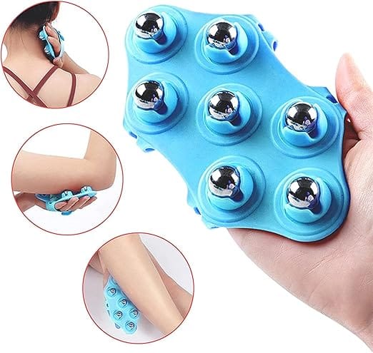 Silicon 7 Balls Body Massager Glove - Prozone