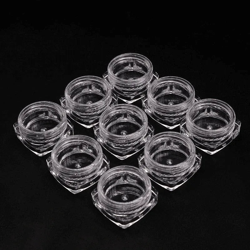 12pcs storage plastic bottle for jewelry cosmetics accessories - Prozone