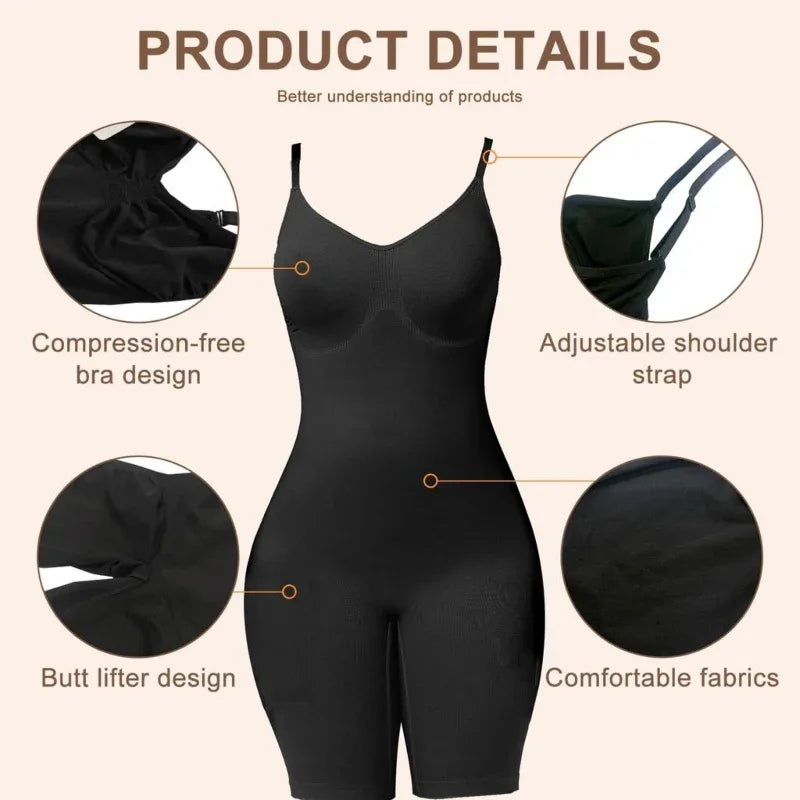 Women full body shaper firm tummy control shapewear - Prozone