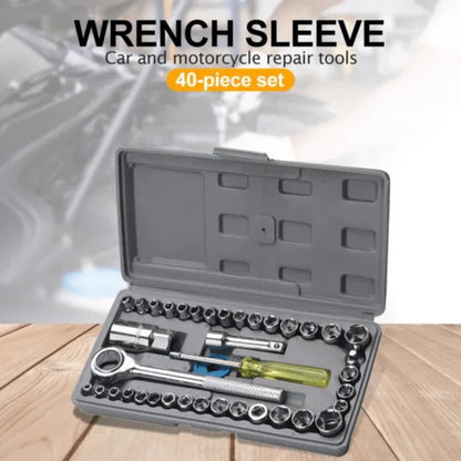 40 pcs wrench set tool box kit - Prozone