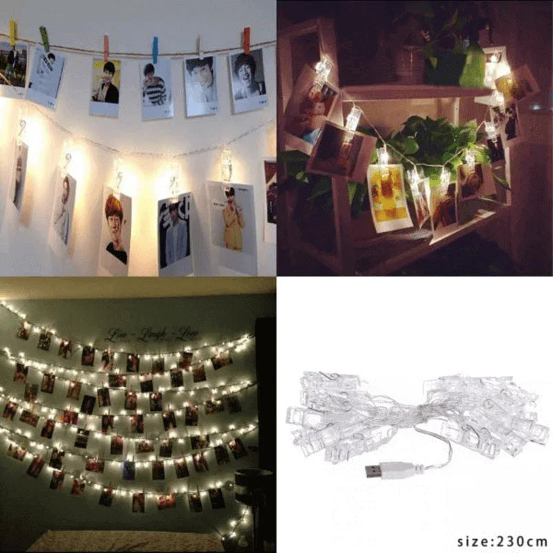 20 led clip fairy light usb or cell operated - Prozone