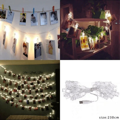 20 led clip fairy light usb or cell operated - Prozone