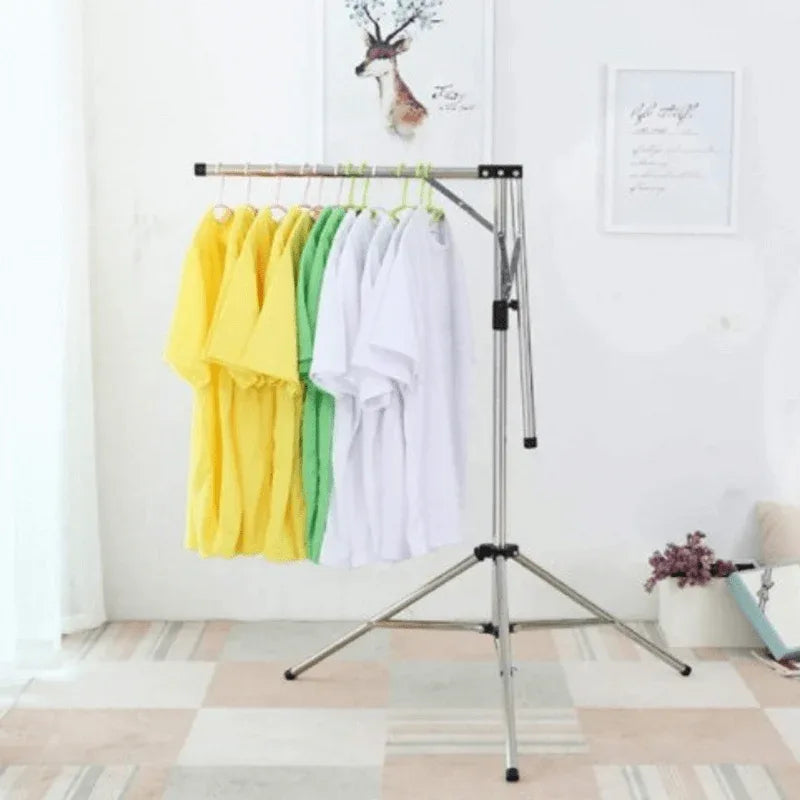 Stainless steel collapsible cloth drying rack tripod - Prozone