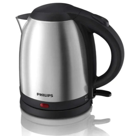 Philips electric kettle silver & black - Prozone