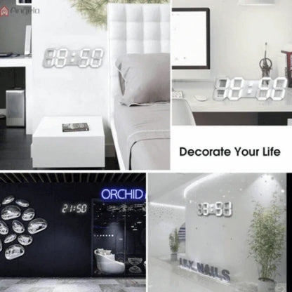 3d led electronic watch table modern digital alarm clocks - Prozone