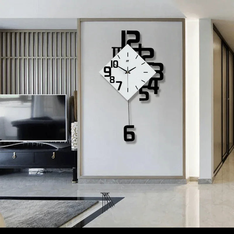 Modern nordic style silent wall clock - Prozone
