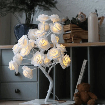 White rose lamp - Prozone