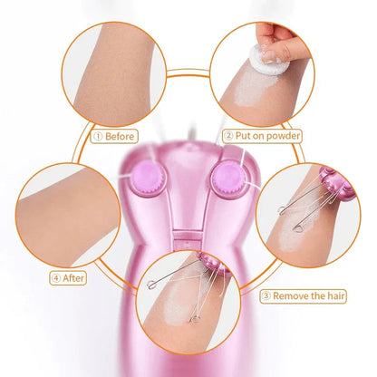 Facial hair remover electric threading tool - Prozone