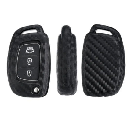 Carbon car key cover hyundai tucson - Prozone