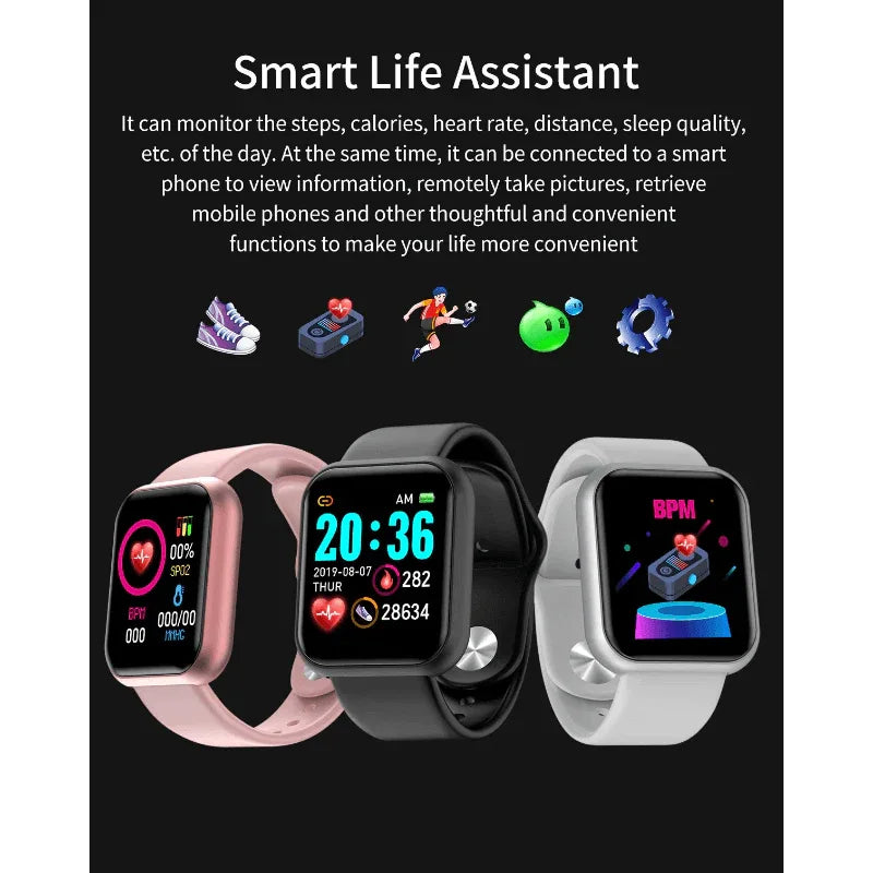 D20 smart watch fitness tracker - Prozone