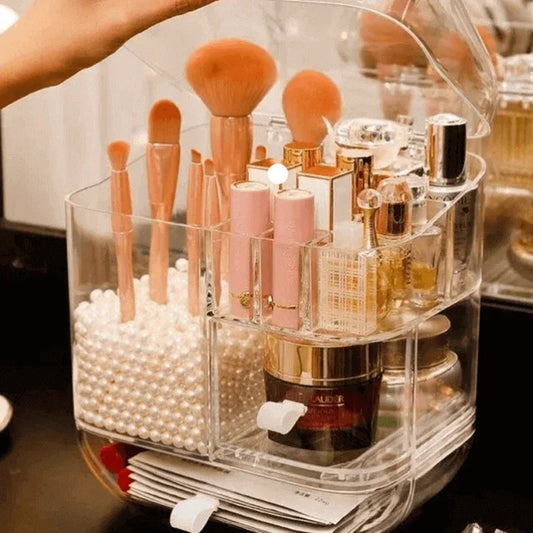 3 section acrylic cosmetic organizer - Prozone