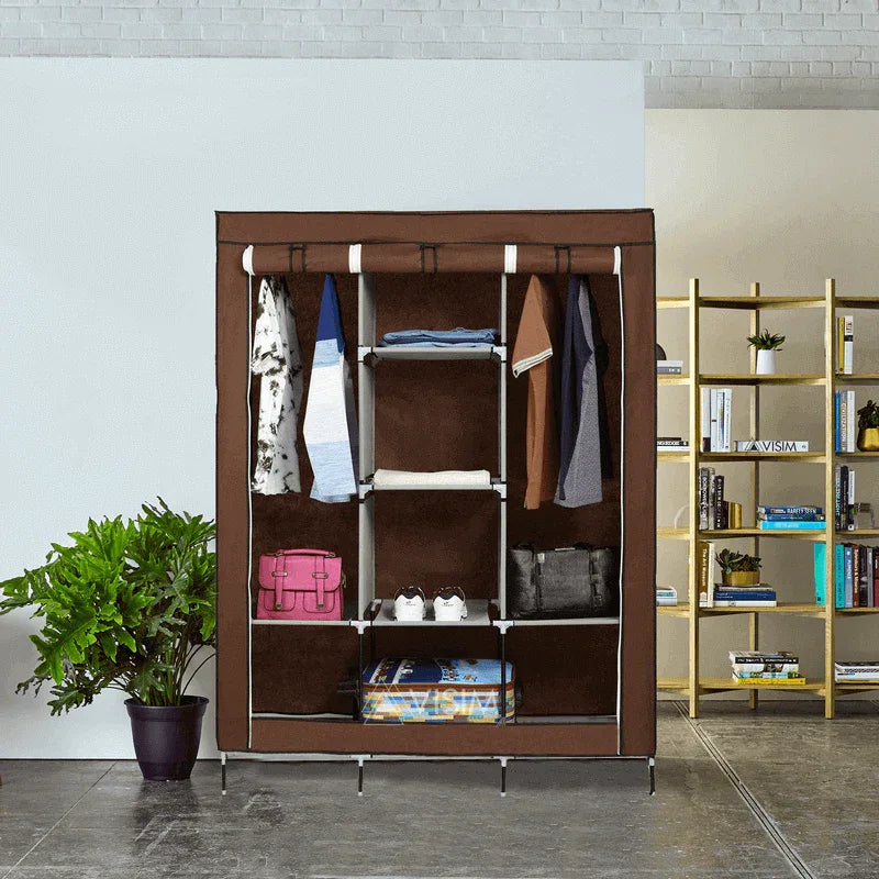 3 layer storage wardrobe foldable shelf rack m 88130 - Prozone
