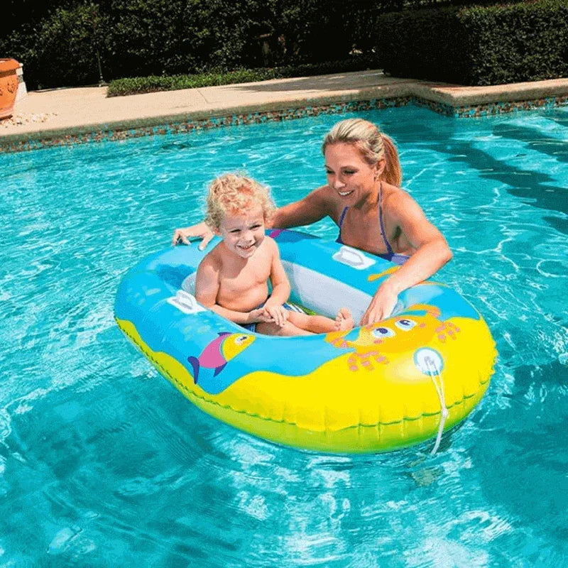 Cartoon boat shaped swimming tube - Prozone