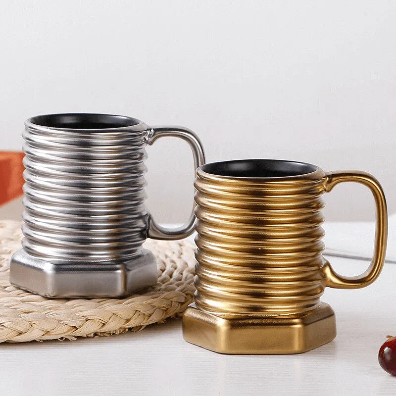Ceramic cup creative screw mug - Prozone