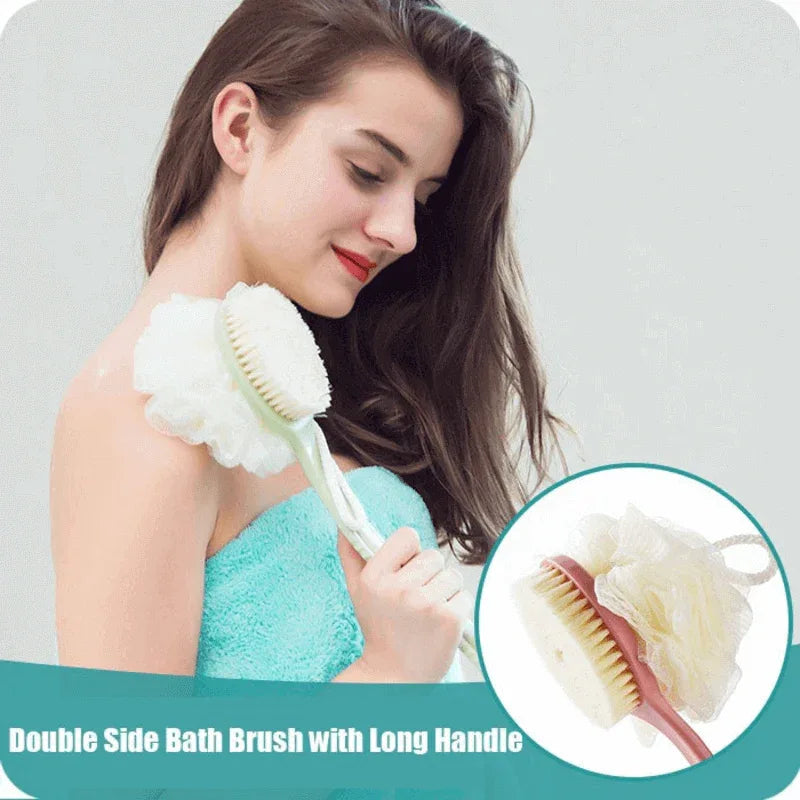 Double sided bath body scrubber n brush - Prozone