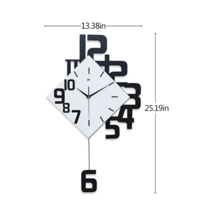 Modern nordic style silent wall clock - Prozone