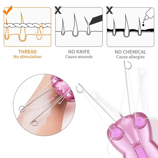 Facial hair remover electric threading tool - Prozone